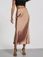 Women's Satin Skirt