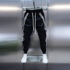 Men's Solid-Color Striped Pants