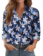 Women's Floral Loose-fit Shirt