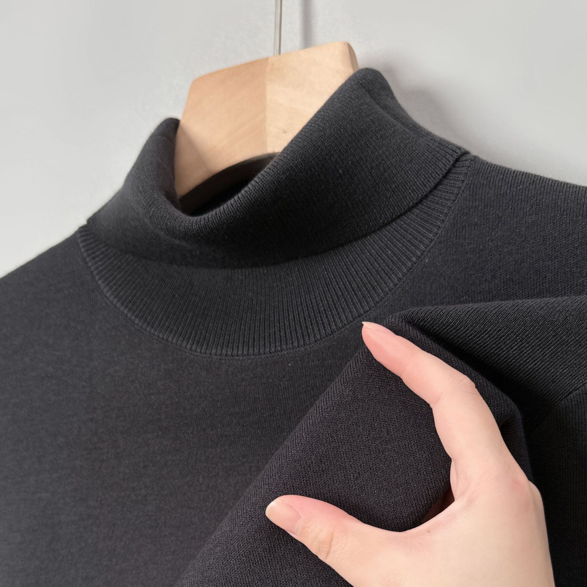 Mens Non-scratchy Thermal Turtleneck