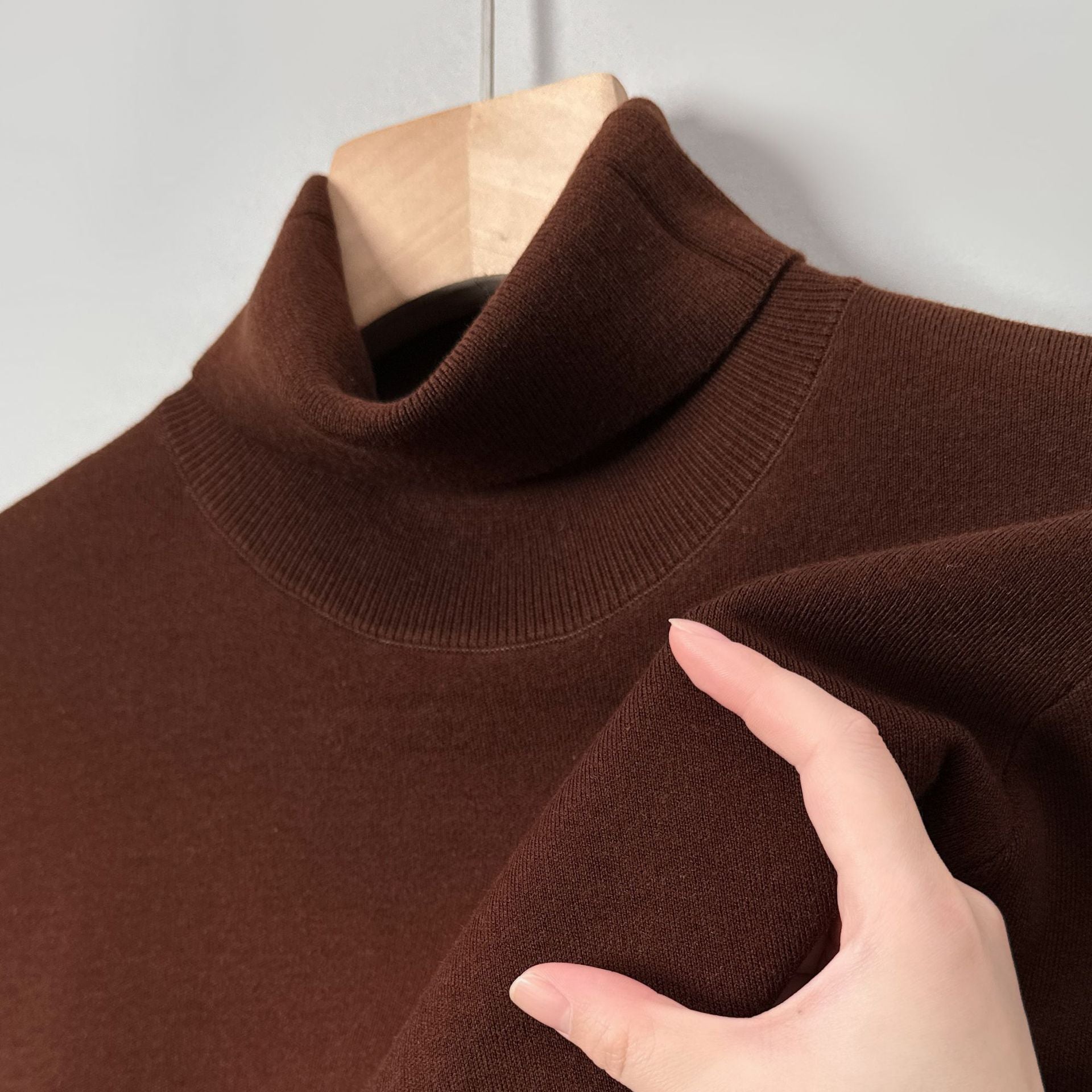 Mens Non-scratchy Thermal Turtleneck
