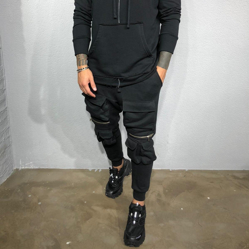 Men's Multi Pocket Loose Cotton Pants