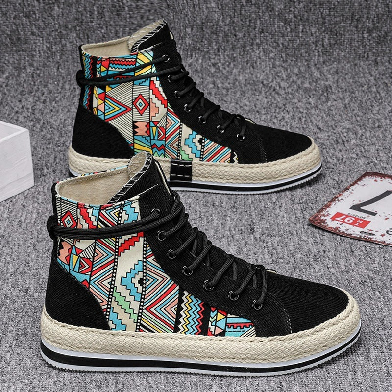 Men's High-top Artistic Sneakers