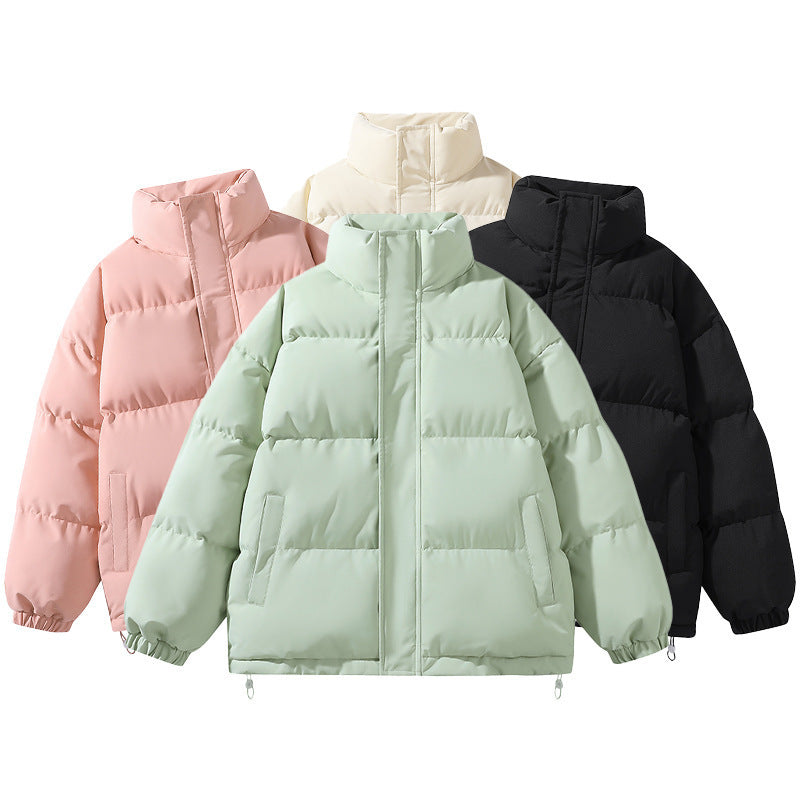 Stand-up Collar Cotton-padded Puffer Jacket