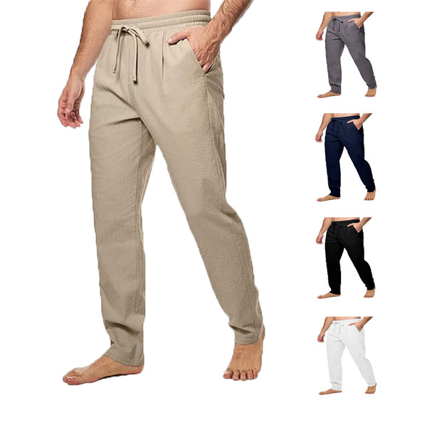 Men's Cotton And Linen Breathable Pants