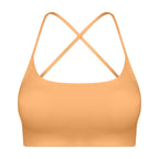 Women's Thin Strapped Chest Padded Shockproof Yoga Bra