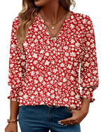 Women's Patterned Full Sleeve Top