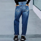 Women's Washed Denim Jeans