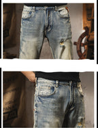 Men's Vintage Distressed Jeans