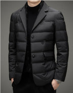 Men's Padded Suit Cardigan