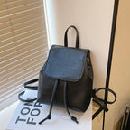 Women's Retro Brown Drawstring Shoulder Bag