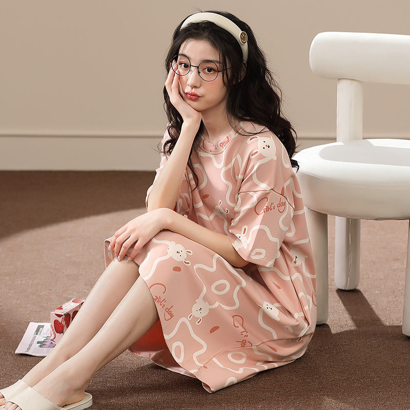 Women's Printed Short-sleeve Loungewear