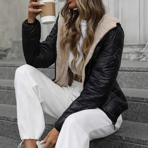 Women's Hooded Long Sleeve Jacket