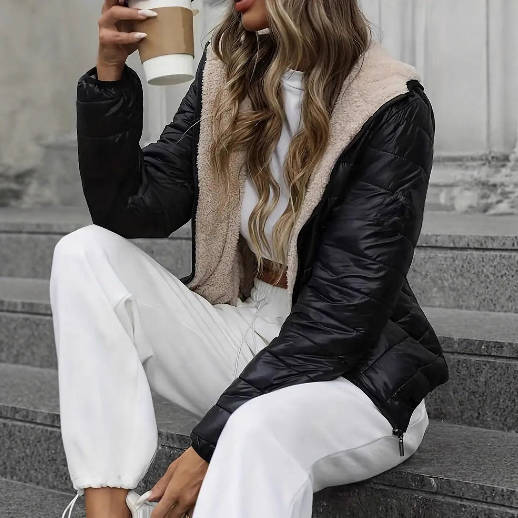 Women's Hooded Long Sleeve Jacket