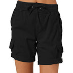 Women's High Waist Cargo Shorts
