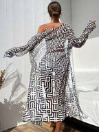 Women's Three-Piece Swimwear Cover-Up Set