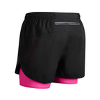 Men's Quick-Dry Double-Layer Fitness Shorts