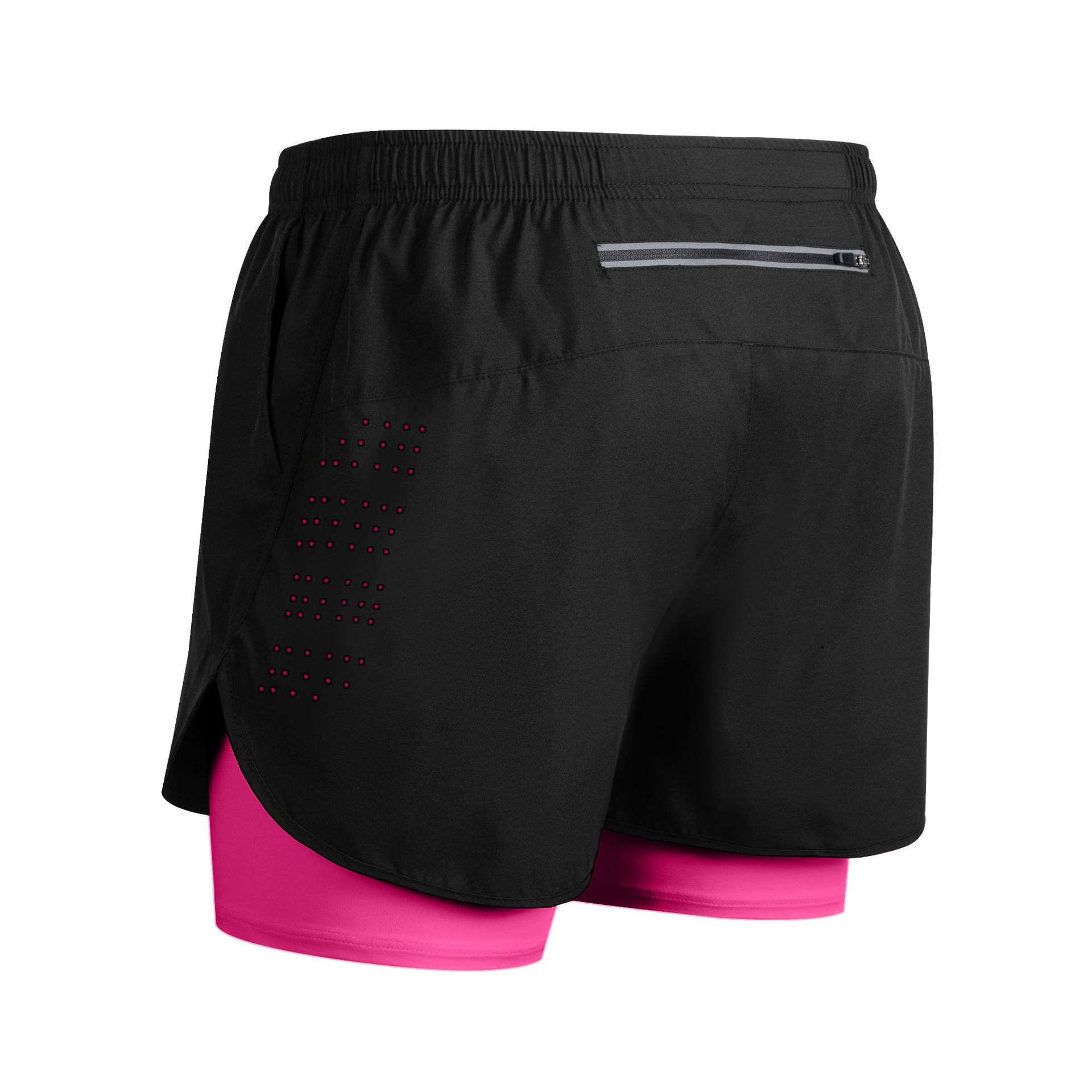 Men's Quick-Dry Double-Layer Fitness Shorts