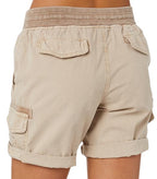 Women's High Waist Cargo Shorts