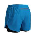 Men's Quick-Dry Double-Layer Fitness Shorts