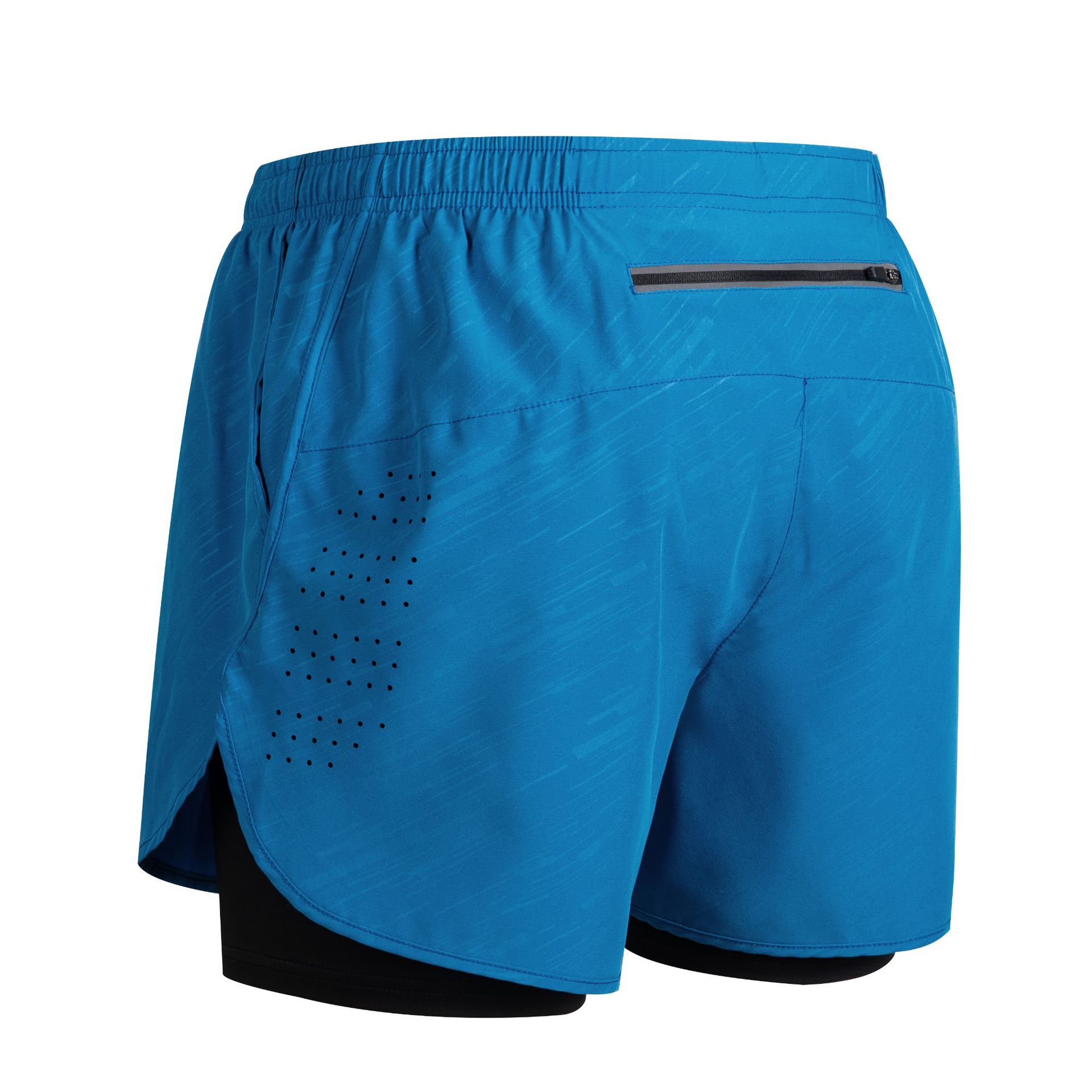 Men's Quick-Dry Double-Layer Fitness Shorts