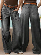 Women's Loose Wide-leg Jeans
