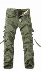 Men's Solid Cargo Pants