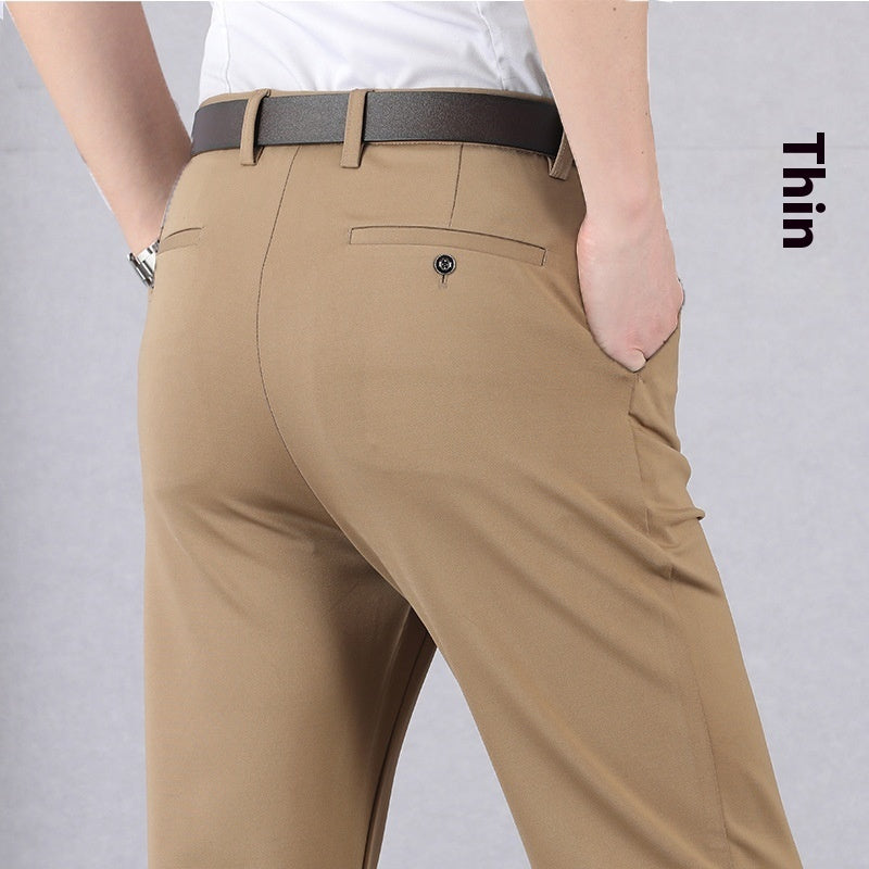 Men's Thin Ice Silk Pants