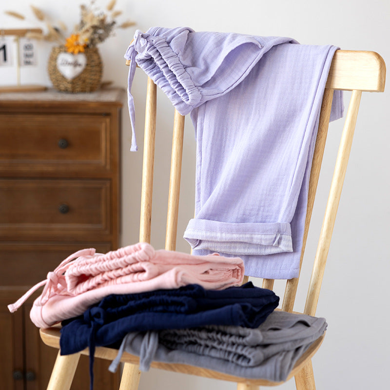 Lightweight Straight-Leg Staple Pajama Pants