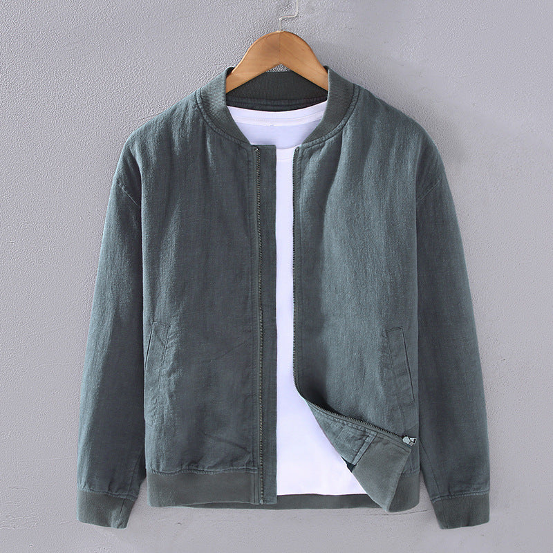 Men's Fashion Retro Ramie Loose Jacket