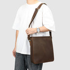 Men's Premium Leather Crossbody Bag