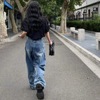 Women's High Waist Wide Leg Jeans