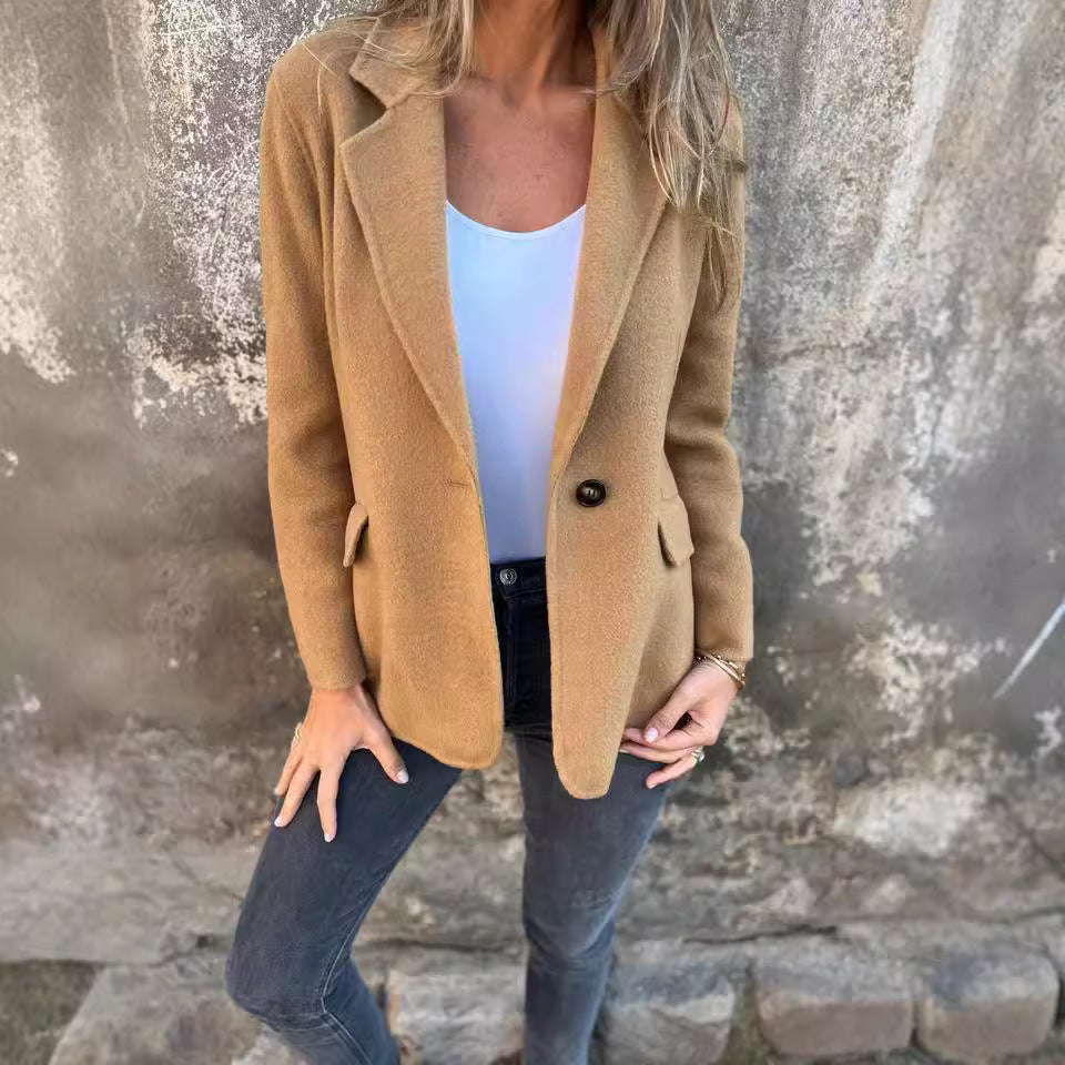 Women's Single Buttoned Short Blazer