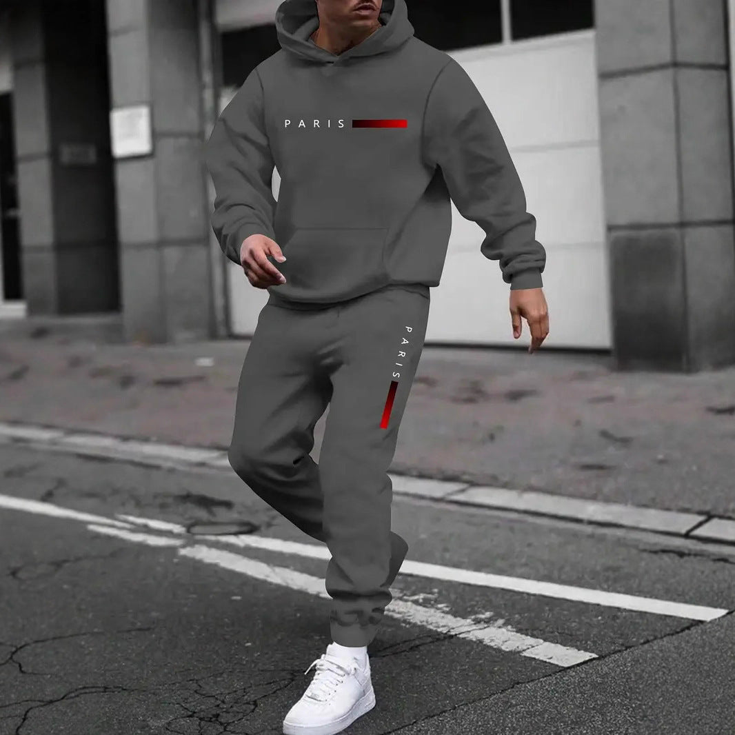 Men's Hoodie And Pants Set