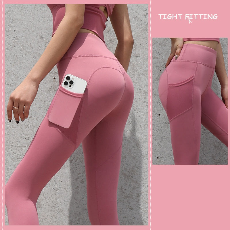 Women's Pocketed Supportive Sports Tights