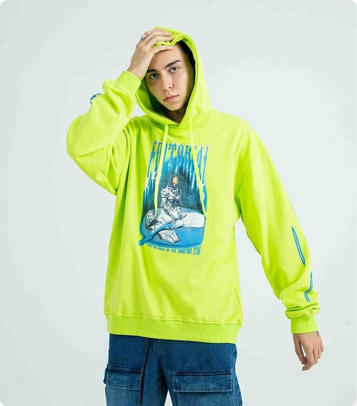 Desperate Knight Print Hoodie