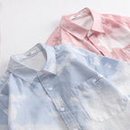 Men's Cloudy Short-sleeved Shirt