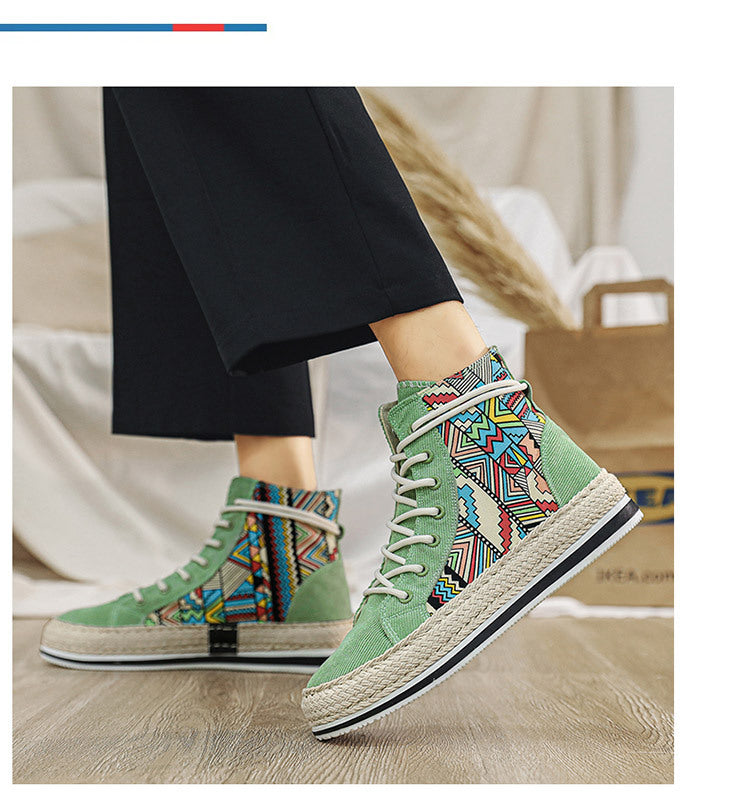 Men's High-top Artistic Sneakers