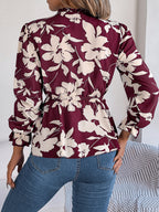 Women's Floral Long Sleeve Top
