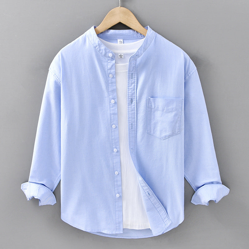Men's Pure Cotton Washed Oxford Shirt