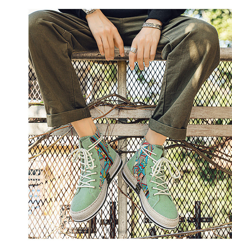 Men's High-top Artistic Sneakers