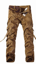 Men's Solid Cargo Pants