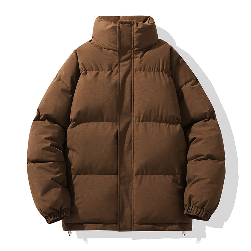 Stand-up Collar Cotton-padded Puffer Jacket