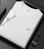 Antibacterial ICE Cotton Sweat Wicking Breathable Round Neck T-shirt