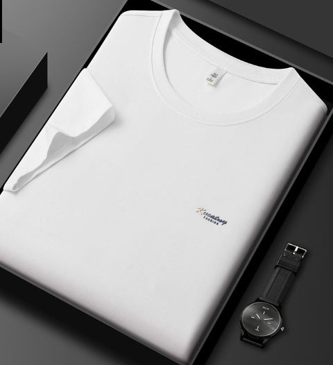 Antibacterial ICE Cotton Sweat Wicking Breathable Round Neck T-shirt