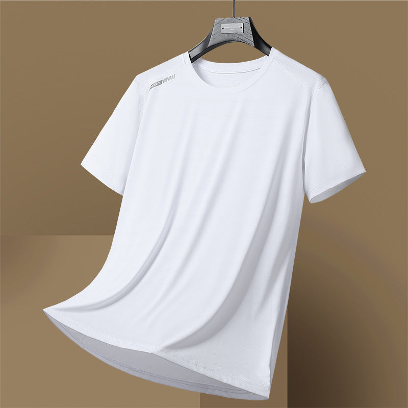 Breathable Round Neck Moisture Wicking Tee