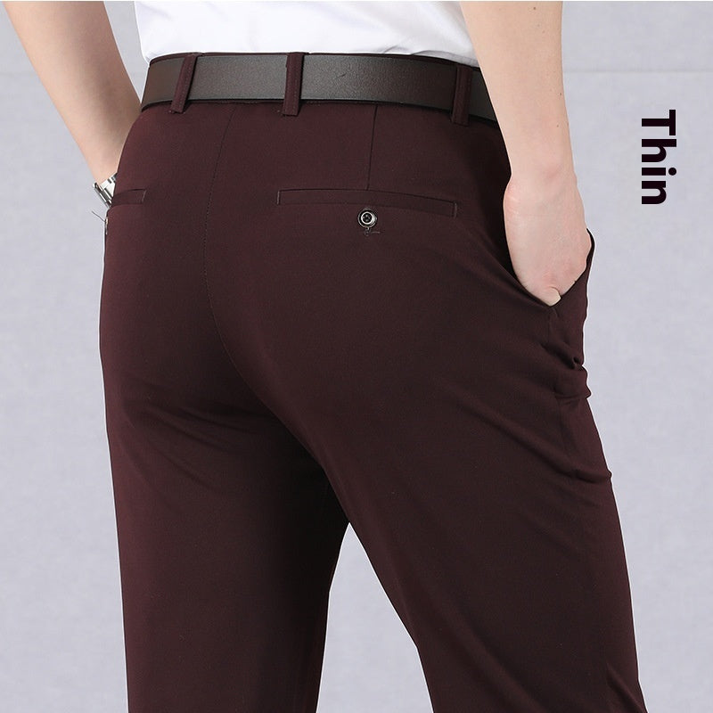 Men's Thin Ice Silk Pants