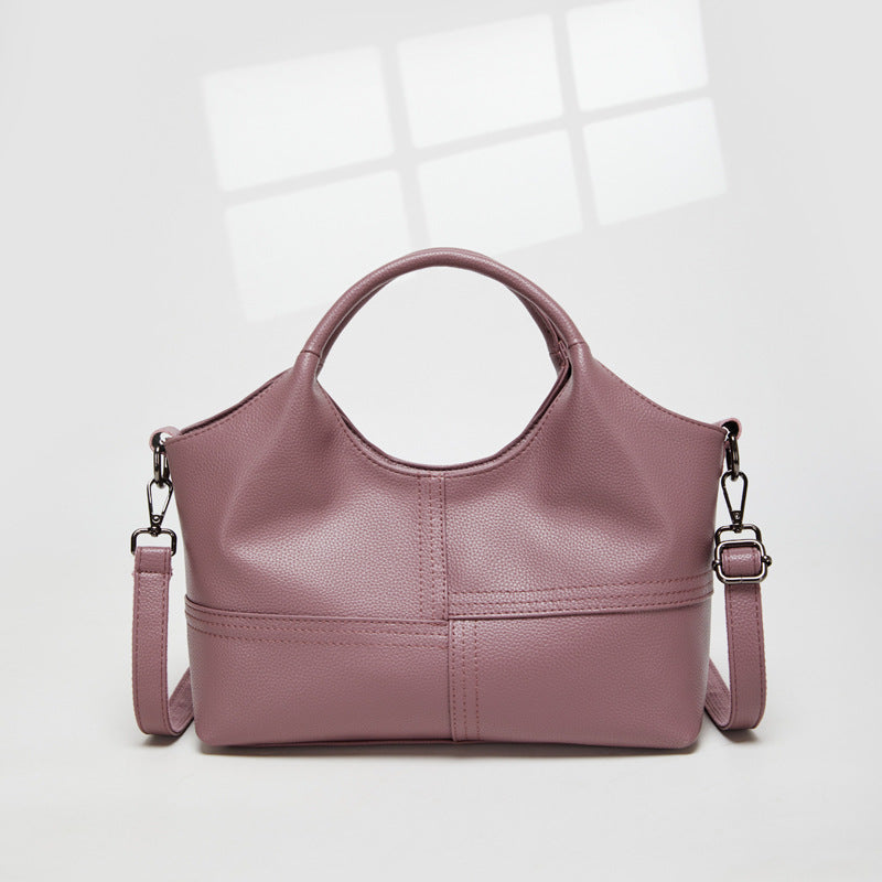 Women's Large Capacity Soft Texture Handbag