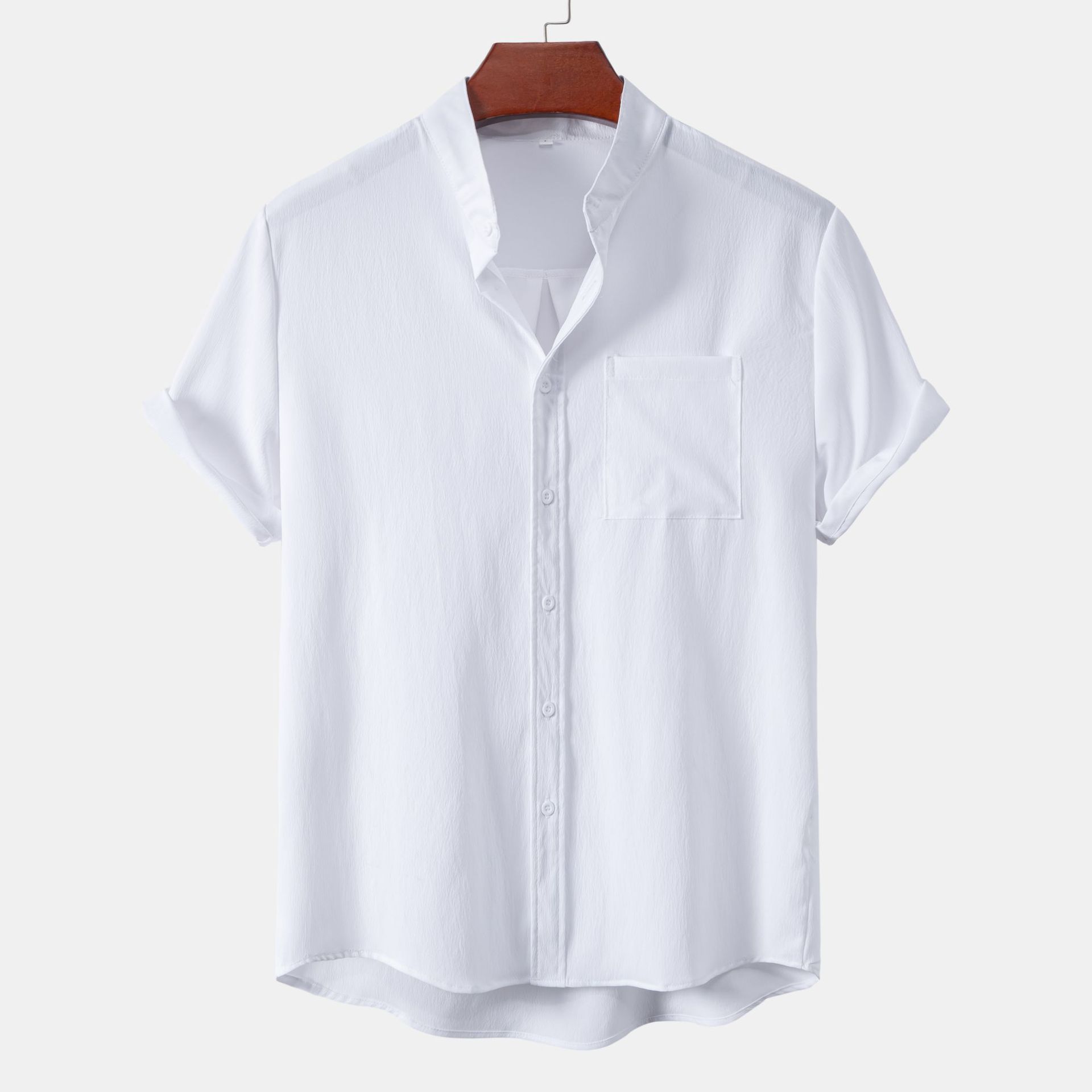 Men's Stand Collar Everyday Shirt