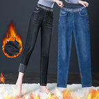 Women's Fleece Padded Jeans